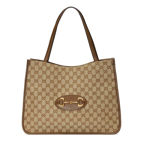 gucci horsebit tote